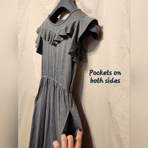 Ultra soft Girls size 7 Hi Low Dress - Picture 4 of 11